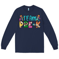 Navy team pre k Long Sleeve Tee - JahusDesignShop