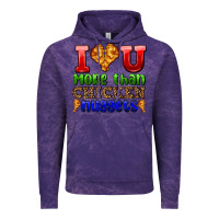 Cloud Purple i love you more than chicken nuggets Vintage Hoodie - AdoDesignShop