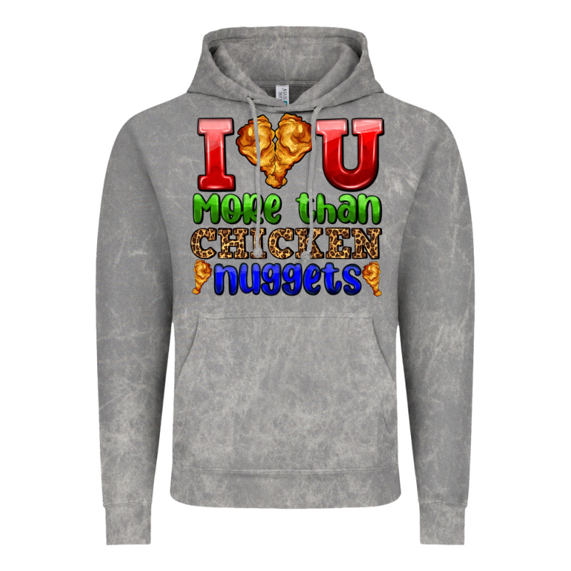 I Love You More Than Chicken Nuggets Vintage Hoodie by AdoDesignShop | Teevron