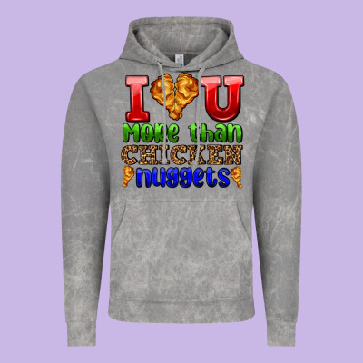 I Love You More Than Chicken Nuggets Vintage Hoodie Designed By Adodesignshop