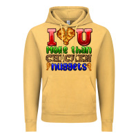 Vintage Mustard i love you more than chicken nuggets Vintage Hoodie - AdoDesignShop