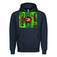 Navy it's halloween bitches tumbler Zipper Hoodie - BundleAndBundleShop