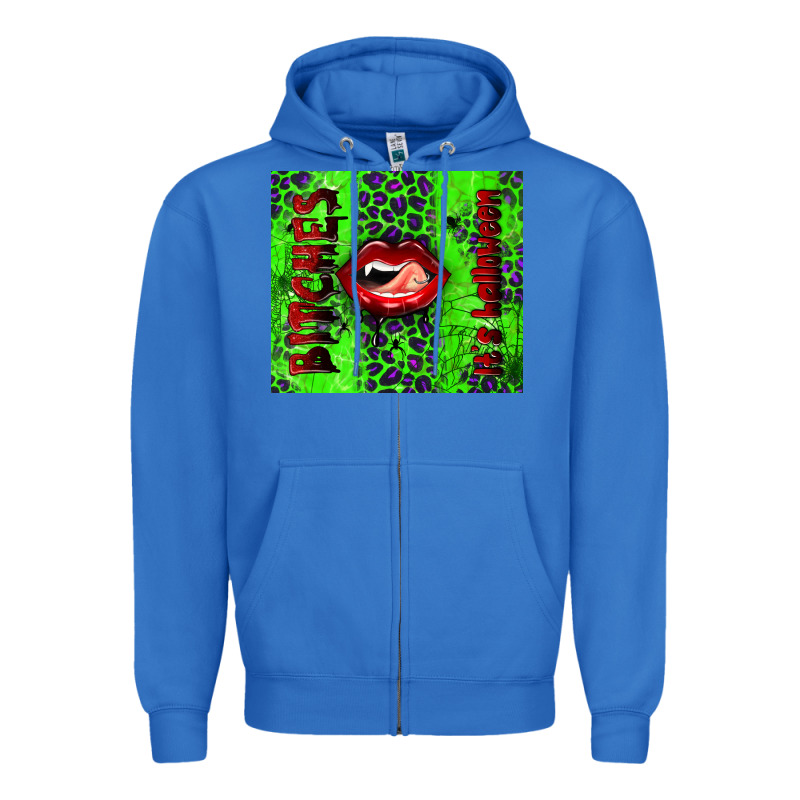 It's Halloween Bitches Tumbler Zipper Hoodie by BundleAndBundleShop | Teevron