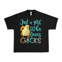 Black Western Just A Girl Who loves Chicks Urban Heavy Tee - LillyAllenDesigns