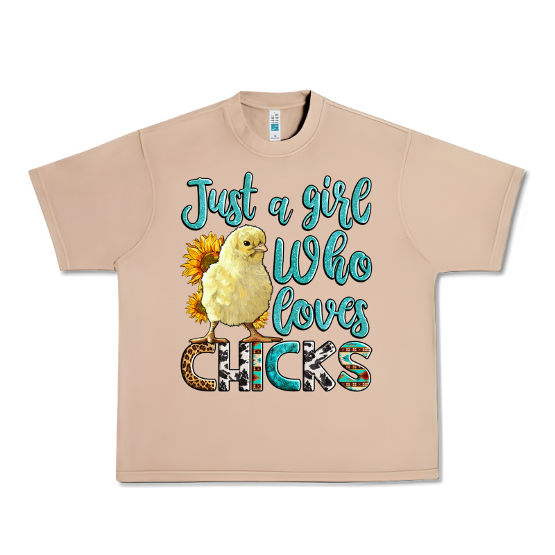 Western Just A Girl Who Loves Chicks Urban Heavy Tee by LillyAllenDesigns | Teevron