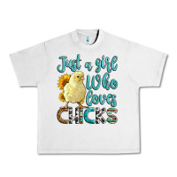 Lunar Rock Western Just A Girl Who loves Chicks Urban Heavy Tee - LillyAllenDesigns