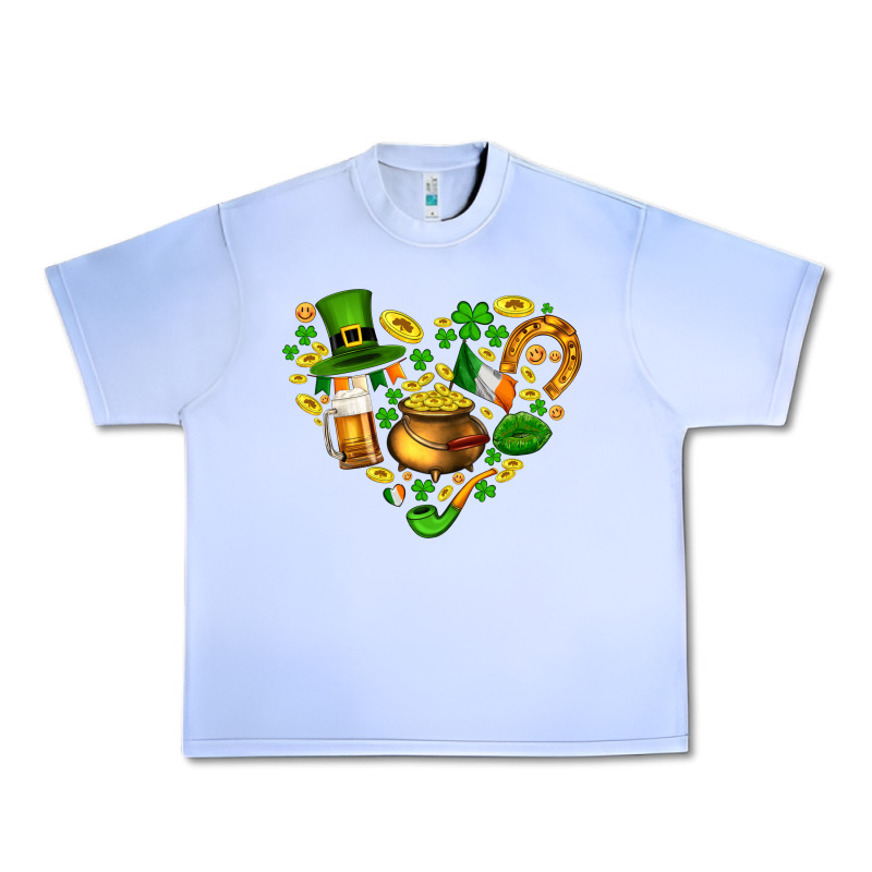 St Patricks Heart Urban Heavy Tee by AdoDesignShop | Teevron