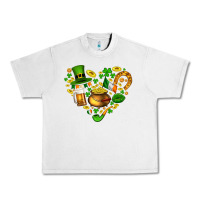 Lunar Rock St Patricks heart Urban Heavy Tee - AdoDesignShop