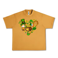 Peanut Butter St Patricks heart Urban Heavy Tee - AdoDesignShop
