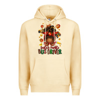 Pina Colada santas favorite school bus driver afro messy bun Premium Hoodie - texasbilliewilder