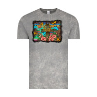 Cloud Rock wooden cross background Vintage Tee - BarkalooDesign