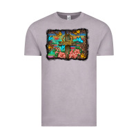 Vintage Zinc wooden cross background Vintage Tee - BarkalooDesign