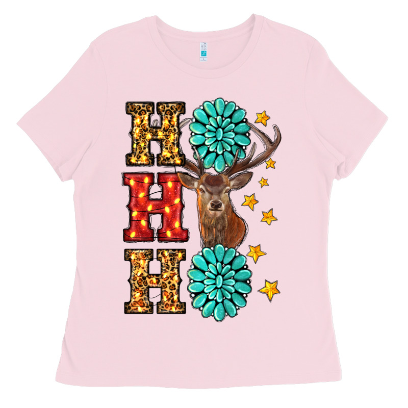 Christmas Ho Ho Ho Ladies Tee by RanaPortraitStore | Teevron
