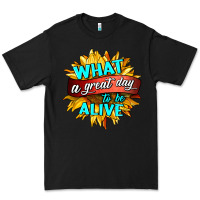 Black what a great day to be alive Premium Tee - HRA Design Shop