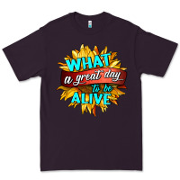 Plum what a great day to be alive Premium Tee - HRA Design Shop