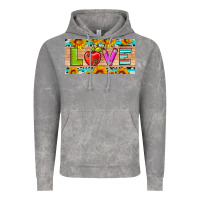 Cloud Rock love and sunflower with pen and apple license plate template Vintage Hoodie - Artiststas