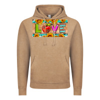 Vintage Coffee love and sunflower with pen and apple license plate template Vintage Hoodie - Artiststas
