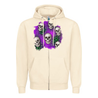 Sandshell halloween patch 2 Zipper Hoodie - BundleAndBundleShop