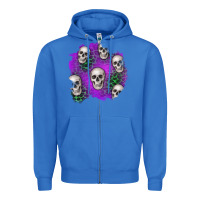 True Royal halloween patch 2 Zipper Hoodie - BundleAndBundleShop