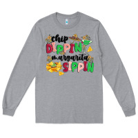 Heather Grey chip dippin' margarita sippin Long Sleeve Tee - MaliasSmallBusiness