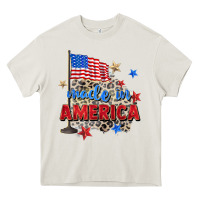 Cream made in america Heavy Core Tee - Zillion Design Studio