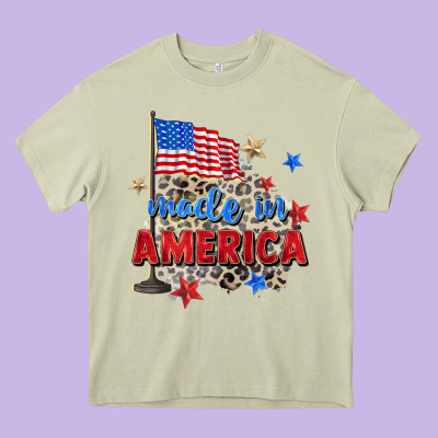 Made In America Heavy Core Tee Designed By Zillion Design Studio