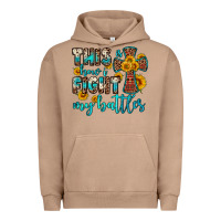 Pigment Burro this is how i fight my battles Urban Hoodie - OliviaCreatesArt