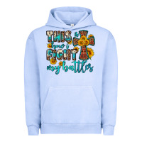 Pigment Grape Ice this is how i fight my battles Urban Hoodie - OliviaCreatesArt