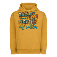 Pigment Peanut Butter this is how i fight my battles Urban Hoodie - OliviaCreatesArt