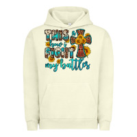 Pigment Pistachio this is how i fight my battles Urban Hoodie - OliviaCreatesArt