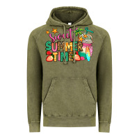 Vintage Olive sweet summer time iced coffee Vintage Hoodie - Jasminsmagicworld