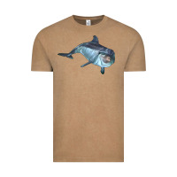 Vintage Coffee bottlenose dolphin Vintage Tee - LillyAllenDesigns