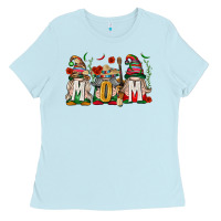 Baby Blue Mexican Mom Gnome Ladies Tee - texasbilliewilder