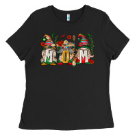 Black Mexican Mom Gnome Ladies Tee - texasbilliewilder