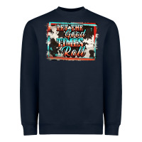 Navy let the good times roll Heavyweight Sweatshirt - Jasminsmagicworld