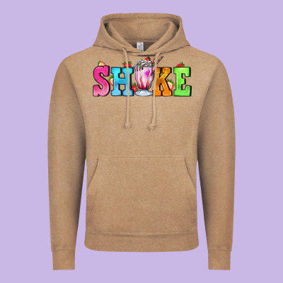 Shake With Milkshake Vintage Hoodie Designed By Adodesignshop