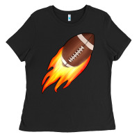 Black american football Ladies Tee - JahusDesignShop