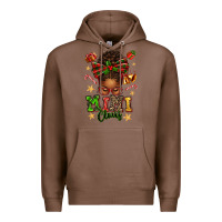 Chestnut mimi claus afro messy bun Premium Hoodie - texasbilliewilder