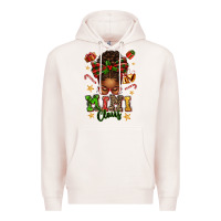 Pale Pink mimi claus afro messy bun Premium Hoodie - texasbilliewilder