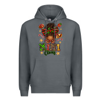 Rock mimi claus afro messy bun Premium Hoodie - texasbilliewilder