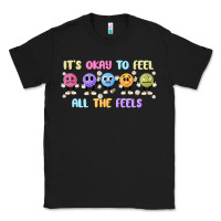 Black it's okay to feel all the feels Classic Tee - MaliasSmallBusiness