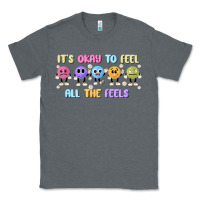 Charcoal Heather it's okay to feel all the feels Classic Tee - MaliasSmallBusiness