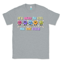 Heather Grey it's okay to feel all the feels Classic Tee - MaliasSmallBusiness