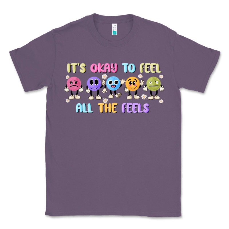 It's Okay To Feel All The Feels Classic Tee by MaliasSmallBusiness | Teevron
