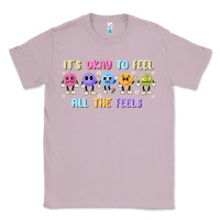 Lilac it's okay to feel all the feels Classic Tee - MaliasSmallBusiness