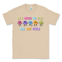 Mushroom it's okay to feel all the feels Classic Tee - MaliasSmallBusiness