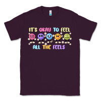 Plum it's okay to feel all the feels Classic Tee - MaliasSmallBusiness