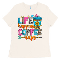 Bone life happens coffee helps Ladies Tee - Zillion Design Studio