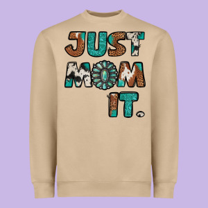Just Mom It Heavyweight Sweatshirt Designed By Jasminsmagicworld