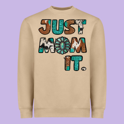 Just Mom It Heavyweight Sweatshirt Designed By Jasminsmagicworld